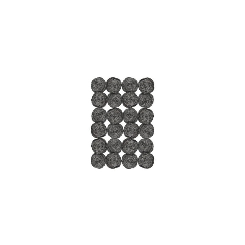 FIBRA METALICA DE ACERO INOXIDABLE C/24 PZAS