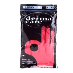 Guantes de Látex Derma Care Rojo