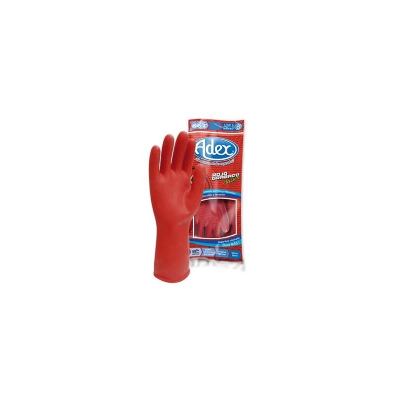 GUANTES PARA LAVAR ADEX NUMERO 8