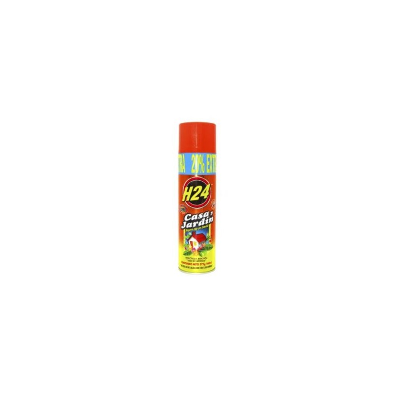 INSECTICIDA H24 CASA Y JARDIN AEROSOL 426 ML