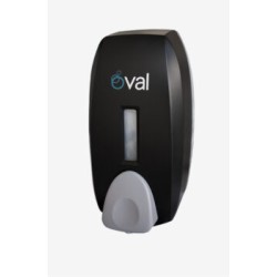 Jabonera Negra para Espuma 750 ml. DV012 Oval