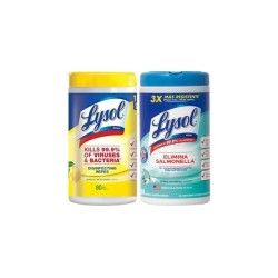 Lysol Toallas Desinfectantes 80 tollas