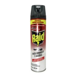 RAID MATA HORMIGAS Y ARAÑAS INSECTICIDA 400 ML
