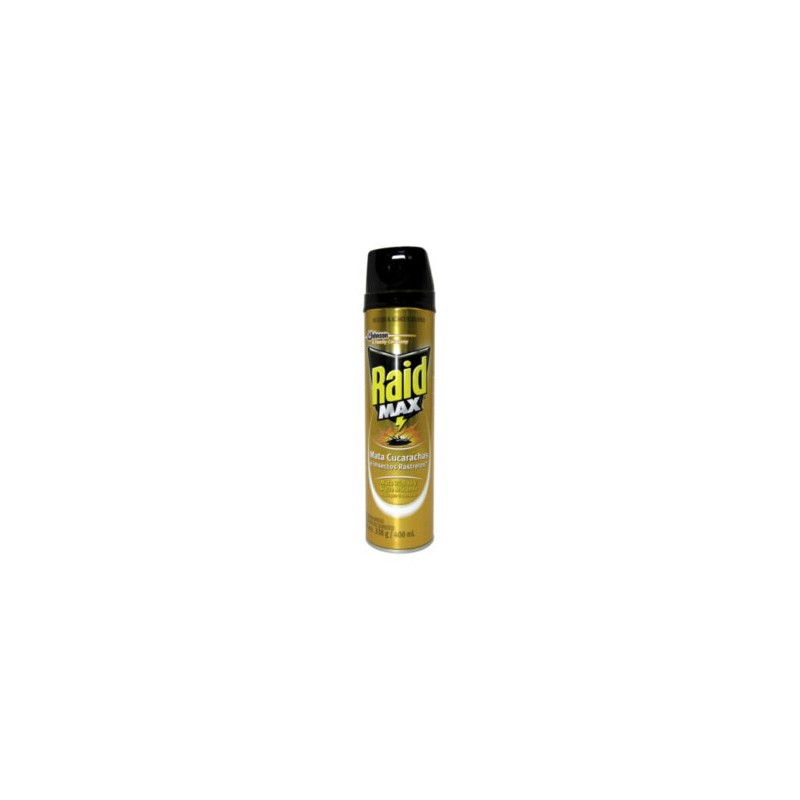 RAID MAX MATA CUCARACHAS AEROSOL 400 ML