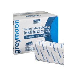 Toalla interdoblada institucional Grey Moon 8/150 piezas