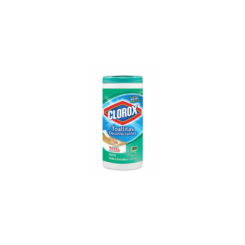 Toallitas Clorox expert aroma fresco desinfectantes 30 pzas