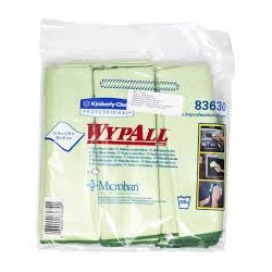 Wypall Wiper Antibacterial Verde con Microban / Paquete con 6 piezas