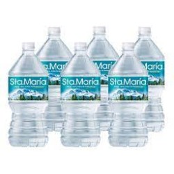 Agua de manantial Santa María 20 piezas 1 litro
