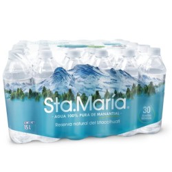 Agua de manantial Santa María 30 piezzs 500 ml