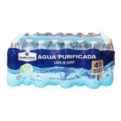 Agua Purificada Member’s Mark 40 piezas de 500 ml