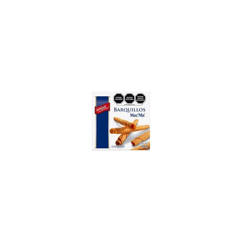 Galletas Mac’Ma barquillos 300 g