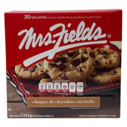 Galletas Mrs. Fields con chispas de chocolate 1.19 Kg