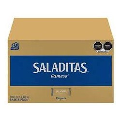 Galletas Saladitas Gamesa con 200 pzas de 13 g c/u