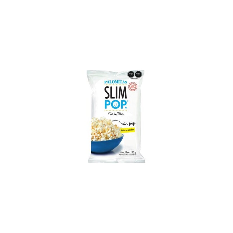 Palomitas Explotadas Sal De Mar Slimpop 110 grs