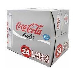 Refresco Coca-Cola Light 24 pzas de 355 ml c/u