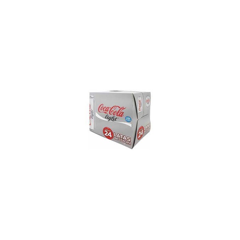Refresco Coca-Cola Light 24 pzas de 355 ml c/u