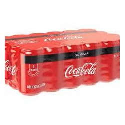 Refresco Coca-Cola Mini sin Azúcar 24 pzas de 235 ml c/u
