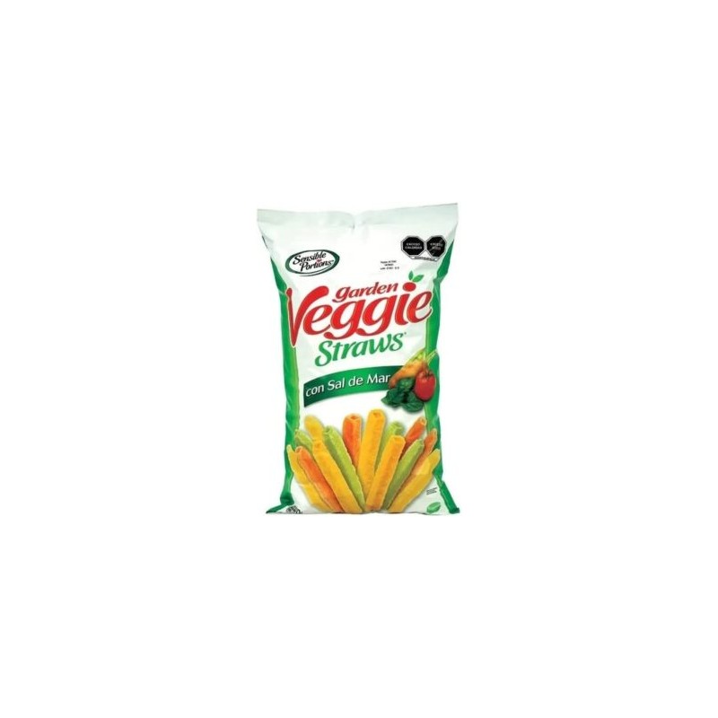 Veggie Straw Garden, Papas fritas sal de mar, Bolsa 708g