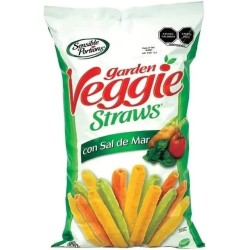 Veggie Straw Garden, Papas fritas sal de mar, Bolsa 708g