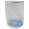 CESTO DE MALLA REDONDO METALICO SABLON COLOR GRIS 12.5 litros