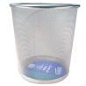 CESTO DE MALLA REDONDO METALICO SABLON COLOR GRIS 12.5 litros