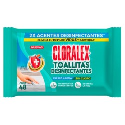 CLORALEX TOALLITAS DESINFECTANTES C/48 PIEZAS