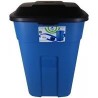 Contenedor de basura 135 litros con tapa y llantas