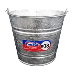 CUBETA GALVANIZADA AMERICANA No. 18